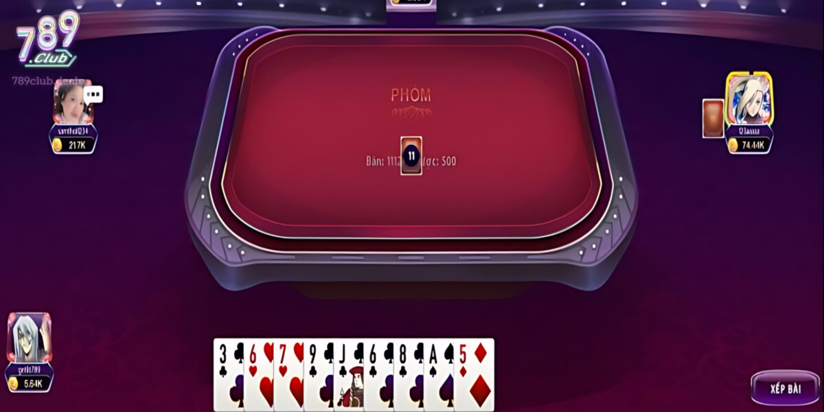 Các Tình Huống Trong Bài Phỏm Tại 789 Club